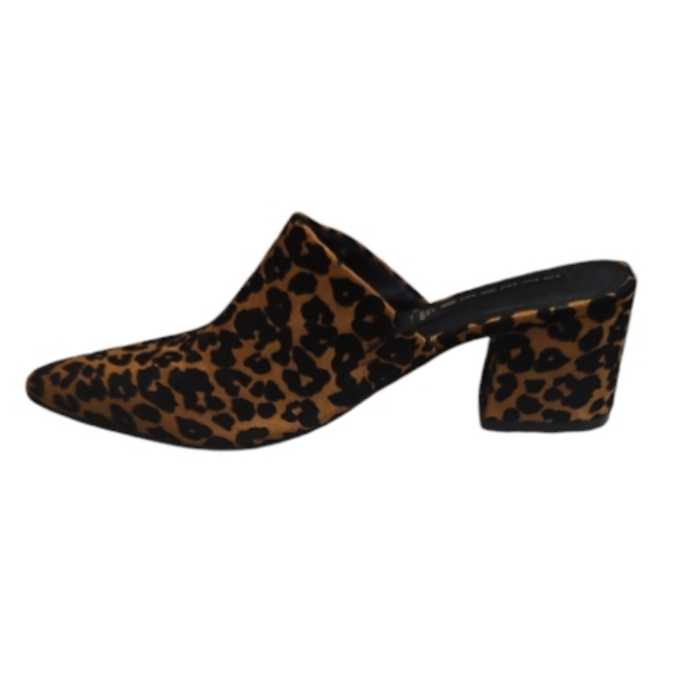 Steven By Steve Madden - Textured Cheetah Mules H… - image 2